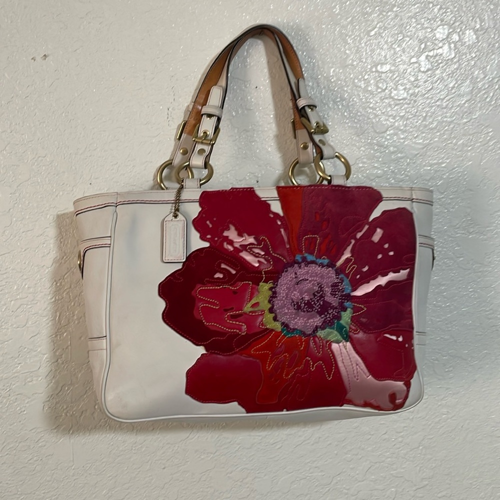 Coach Poppy Limited Edition Flower Tote